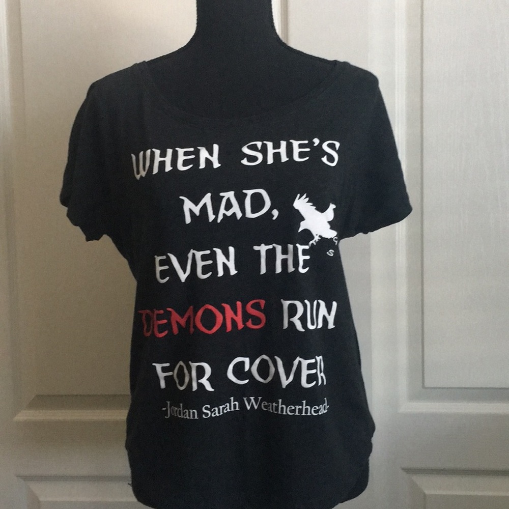 💚5 for $20💚”When she’s mad even the demons run for cover”Tee